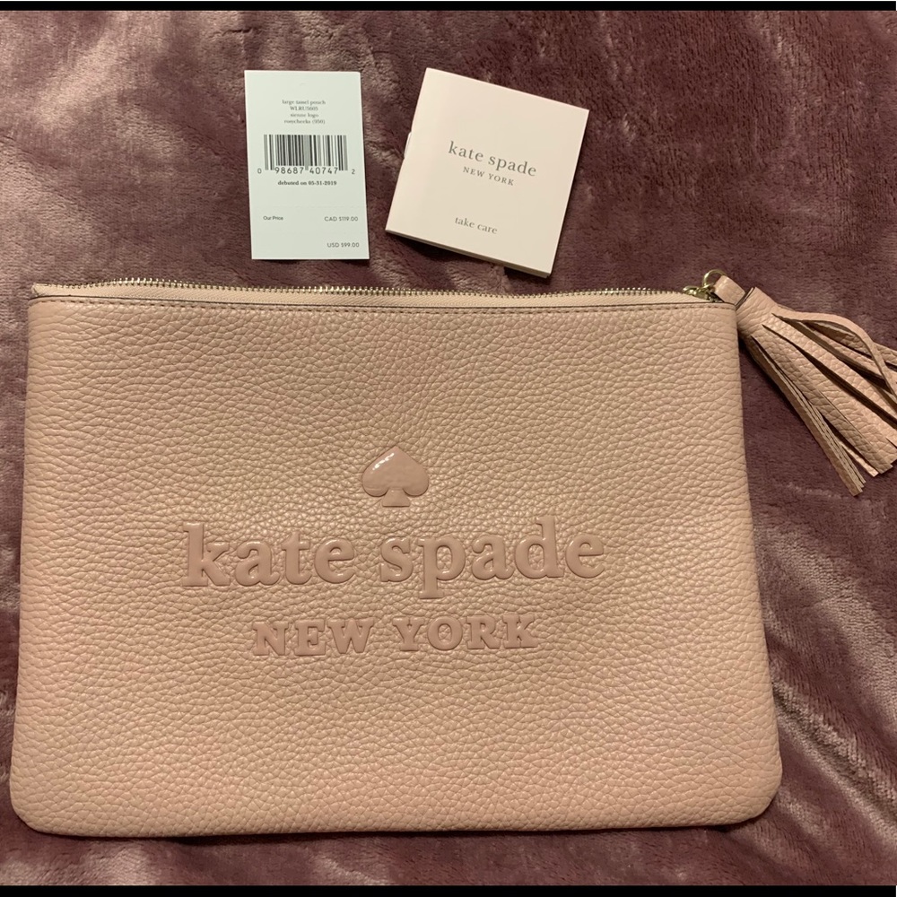 Kate Spade Large Tassel Pouch